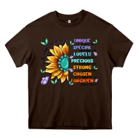 Chocolate Brown you are inspiration Heavy Core Tee - MaliasSmallBusiness