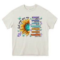 Cream you are inspiration Heavy Core Tee - MaliasSmallBusiness