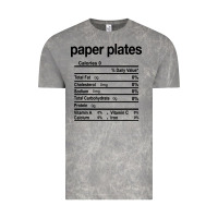 Cloud Rock paper plates nutrition facts funny thanksgiving christmas Vintage Tee - artisFamous
