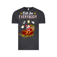 Vintage Black cats for everybody cat christmas ugly christmas sweatshirt Vintage Tee - artisFamous