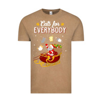 Vintage Coffee cats for everybody cat christmas ugly christmas sweatshirt Vintage Tee - artisFamous