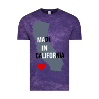 Cloud Purple made in california Vintage Tee - artisFamous