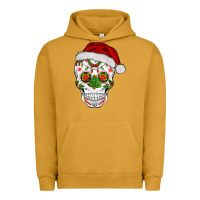 Pigment Peanut Butter sugar skull  christmas Urban Hoodie - BarkalooDesign