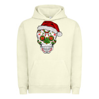 Pigment Pistachio sugar skull  christmas Urban Hoodie - BarkalooDesign