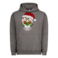 Pigment Tornado sugar skull  christmas Urban Hoodie - BarkalooDesign