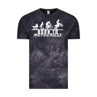 Cloud Black motocross motocicleta evolución offroad Vintage Tee - artisFamous