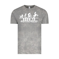 Cloud Rock motocross motocicleta evolución offroad Vintage Tee - artisFamous