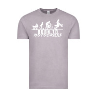 Vintage Zinc motocross motocicleta evolución offroad Vintage Tee - artisFamous