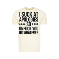 Vintage Arctic i suck at apologies so unfuck you or whatever swearing black Vintage Tee - artisFamous
