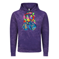 Cloud Purple autism awareness with boxing gloves Vintage Hoodie - NancyCooperArtShop