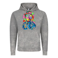Cloud Rock autism awareness with boxing gloves Vintage Hoodie - NancyCooperArtShop