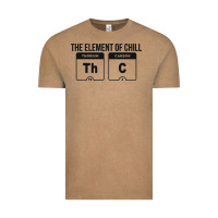 Vintage Coffee mens the element of chill thc marijuana joke black Vintage Tee - artisFamous