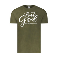 Vintage Olive but god imajes Vintage Tee - artisFamous