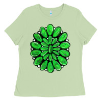 Matcha green gemstone Ladies Tee - RanaPortraitStore