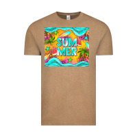 Vintage Coffee summer Vintage Tee - NancyCooperArtShop