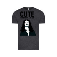 Vintage Black cute is what we aim for Vintage Tee - artisFamous