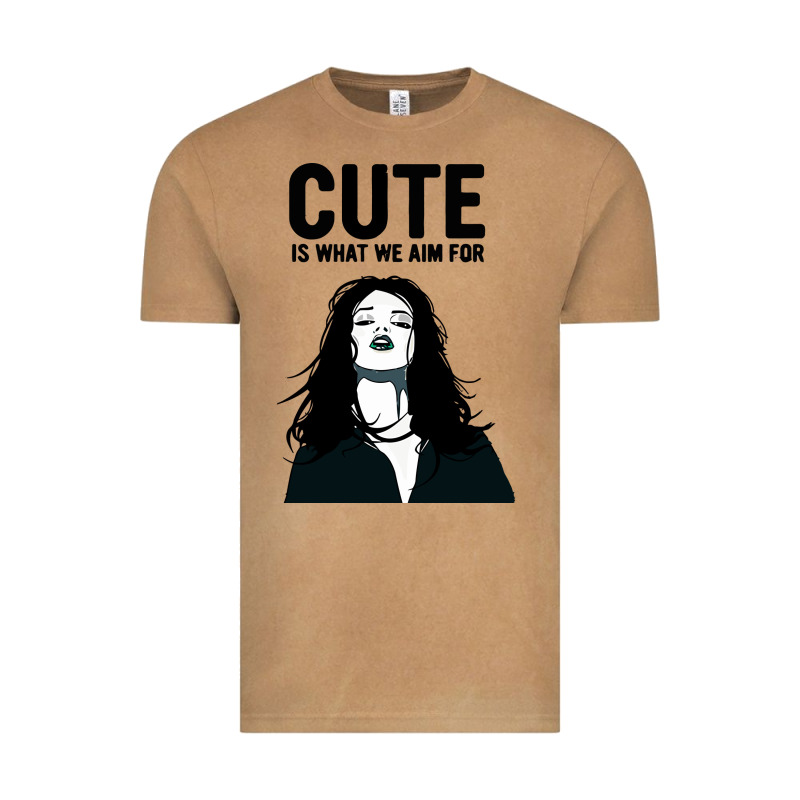 Cute Is What We Aim For Vintage Tee by artisFamous | Teevron