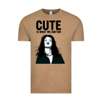 Vintage Coffee cute is what we aim for Vintage Tee - artisFamous