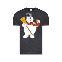 Vintage Black Frosty The Snowman New Sku Vintage Tee - artisFamous