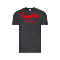 Vintage Black TSUNDOKU JAPANESE TYPOGRAPHY Vintage Tee - artisFamous