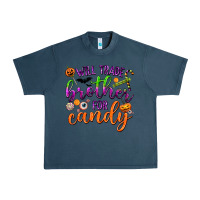 Midnight Navy Will Trade Brother for Candy Urban Heavy Tee - texasbilliewilder