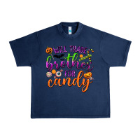 Navy Will Trade Brother for Candy Urban Heavy Tee - texasbilliewilder