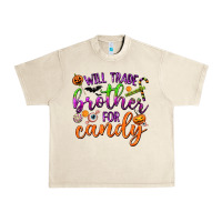 Sandshell Will Trade Brother for Candy Urban Heavy Tee - texasbilliewilder
