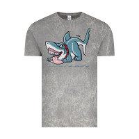 Cloud Rock Sharkdog Sticker Vintage Tee - artisFamous