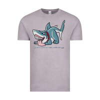 Vintage Zinc Sharkdog Sticker Vintage Tee - artisFamous