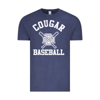 Vintage Denim blue mountain cougars club Vintage Tee - artisFamous