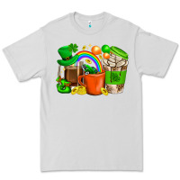 Dove Grey St. Patricks Day Coffee Cups Premium Tee - BundleAndBundleShop