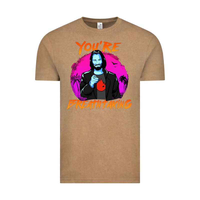 You Are Breathtaking Keanu Reeves Actor Vintage Tee by artisFamous | Teevron