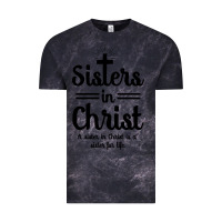 Cloud Black sister in christ Vintage Tee - artisFamous