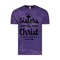 Cloud Purple sister in christ Vintage Tee - artisFamous