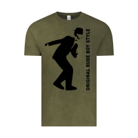 Vintage Olive Original Rude Boy Style Vintage Tee - artisFamous