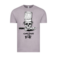 Vintage Zinc bourdain cook free or die Vintage Tee - artisFamous