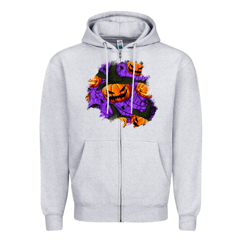 Halloween Pumpkin Patch  1 Zipper Hoodie by BundleAndBundleShop | Teevron