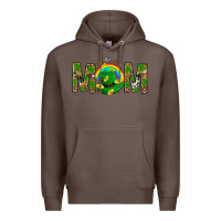 Coffee Western Mom With Shamrocks Premium Hoodie - BundleAndBundleShop