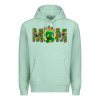 Seafoam Western Mom With Shamrocks Premium Hoodie - BundleAndBundleShop