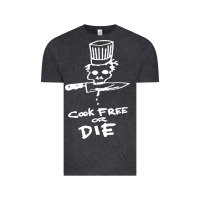 Vintage Black bourdain cook free or die Vintage Tee - artisFamous