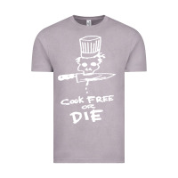 Vintage Zinc bourdain cook free or die Vintage Tee - artisFamous