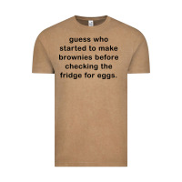 Vintage Coffee guess who started to make brownies Vintage Tee - artisFamous