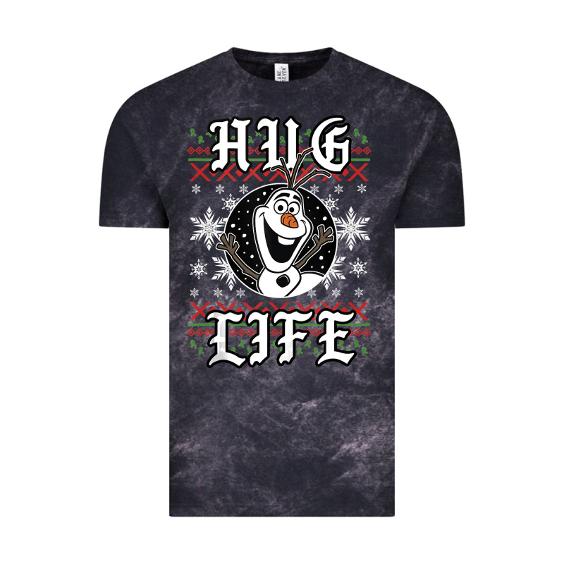 Fro.zen O.l.a.f Hug Life Ugly Christmas Sweater Style Shirt Vintage Tee by artisFamous | Teevron