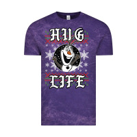 Cloud Purple fro.zen o.l.a.f hug life ugly christmas sweater style shirt Vintage Tee - artisFamous
