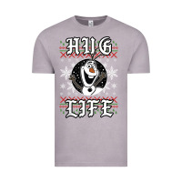 Vintage Zinc fro.zen o.l.a.f hug life ugly christmas sweater style shirt Vintage Tee - artisFamous