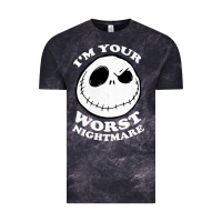 Cloud Black j.a.c.k  skel.ling.ton  worst nightmare t shirt Vintage Tee - artisFamous