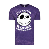 Cloud Purple j.a.c.k  skel.ling.ton  worst nightmare t shirt Vintage Tee - artisFamous