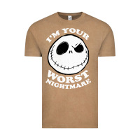 Vintage Coffee j.a.c.k  skel.ling.ton  worst nightmare t shirt Vintage Tee - artisFamous