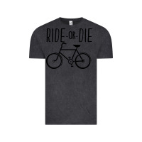 Vintage Black ride or die bicycle Vintage Tee - artisFamous