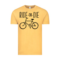 Vintage Mustard ride or die bicycle Vintage Tee - artisFamous